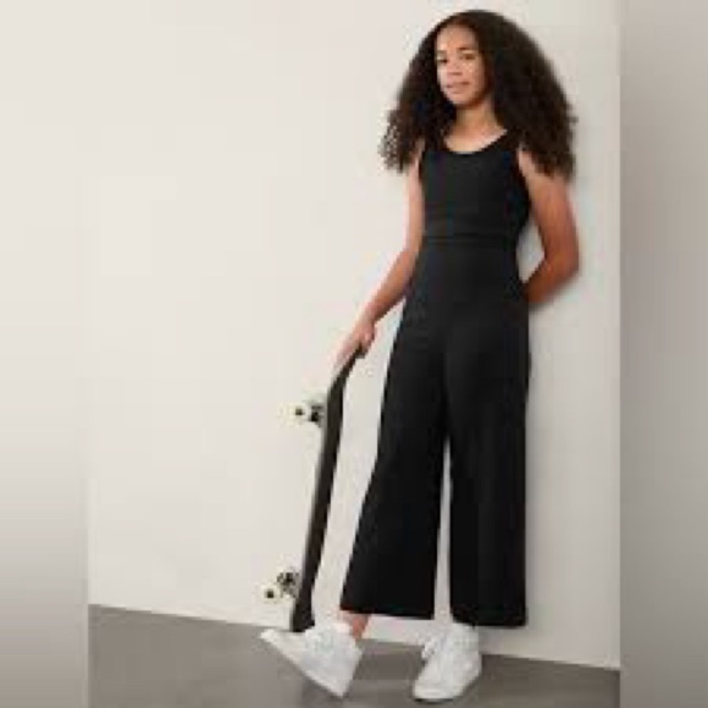 Athleta Black Sleeveless Jumpsuit